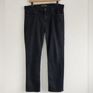 Joe’s Jeans Griffith Straight Leg Jeans Mens 34 Black Dark Wash Stretch Denim